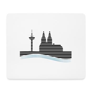Cologne - Mouse Pad (horizontal) - white - Front
