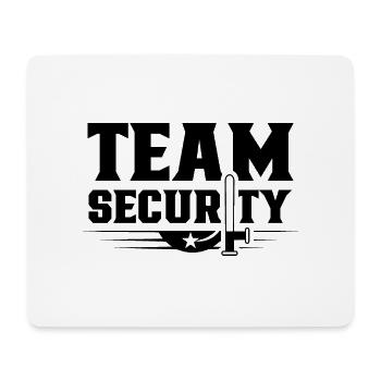 Team Sicherheit Sicherheitsdienst Security - Mousepad (Querformat) - Weiß - Vorne