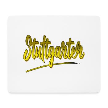 Stuttgarter für alle Männer und Frauen - Mousepad (Querformat) - Weiß - Vorne