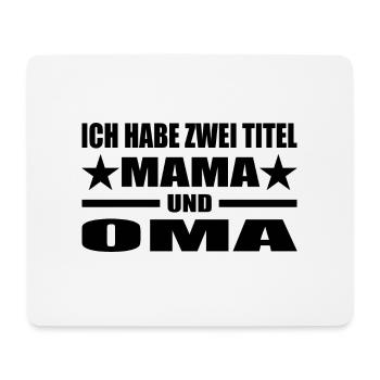 Mama - Mousepad (Querformat) - Weiß - Vorne