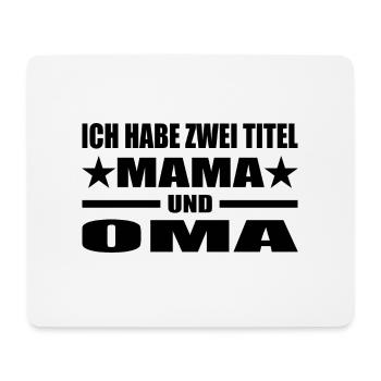 Mama - Mousepad (Querformat) - Weiß - Vorne
