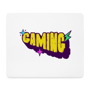 Jeux de joueurs - Tapis de souris (format paysage) - blanc - Devant
