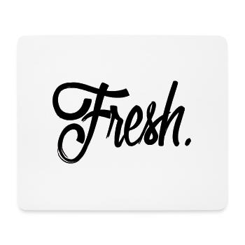 fresh black - Mouse Pad (horizontal) - white - Front