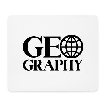 Geography Geographer Geography Geography Geography - Mouse Pad (horizontal) - white - Front
