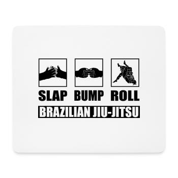 Slap Bump Roll Jiu-Jutsu Brésilien - Tapis de souris (format paysage) - blanc - Devant
