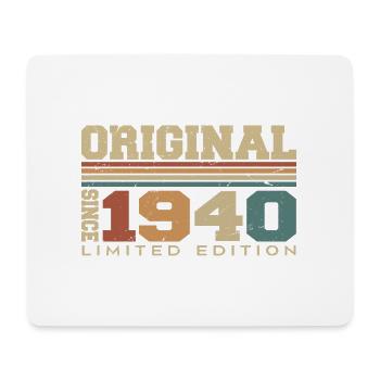 Original 1940er Jahre Retro-Geschenk 84. Jahrestag 1940er Jahre - Mousepad (Querformat) - Weiß - Vorne