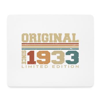 Original 1933 Retro Gift 91st Birthday 1933 - Mouse Pad (horizontal) - white - Front