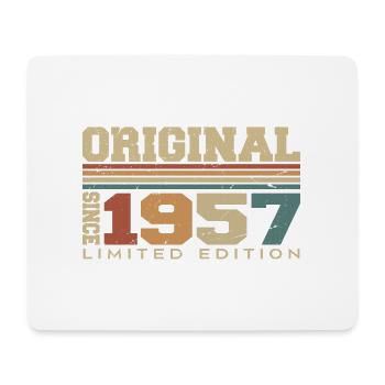 Original 1957 Rétro Cadeau 67 e Anniversaire 1957 - Tapis de souris (format paysage) - blanc - Devant