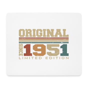 Original 1951 Rétro Cadeau 73 e Anniversaire 1951 - Tapis de souris (format paysage) - blanc - Devant