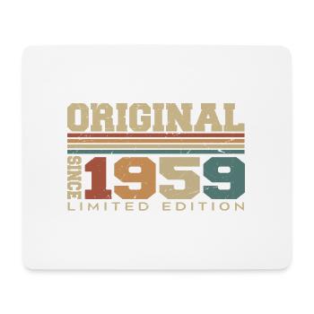 Original 1959 Rétro Cadeau 65 e Anniversaire 1959 - Tapis de souris (format paysage) - blanc - Devant