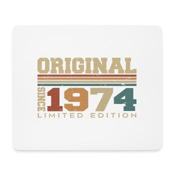 Original 1974 Rétro Cadeau 50e Anniversaire 1974 - Tapis de souris (format paysage) - blanc - Devant