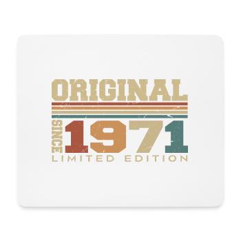Original 1971 Rétro Cadeau 53e Anniversaire 1971 - Tapis de souris (format paysage) - blanc - Devant