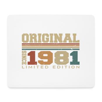 Original 1981 Retro Gift 43rd Anniversary 1981 - Mouse Pad (horizontal) - white - Front
