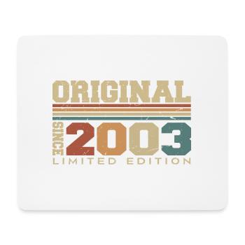 Original 2003 Rétro Cadeau 21e Anniversaire 2003 - Tapis de souris (format paysage) - blanc - Devant