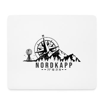 NordKapp Nord Nordkap - Mousepad (Querformat) - Weiß - Vorne