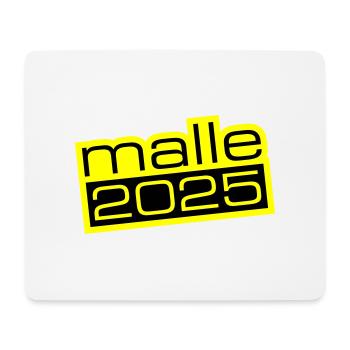 Malle 2025 - Mousepad (Querformat) - Weiß - Vorne