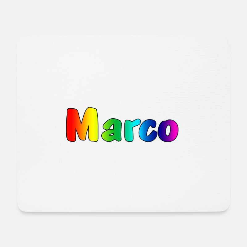 Marco - Mousepad (Querformat) - Weiß