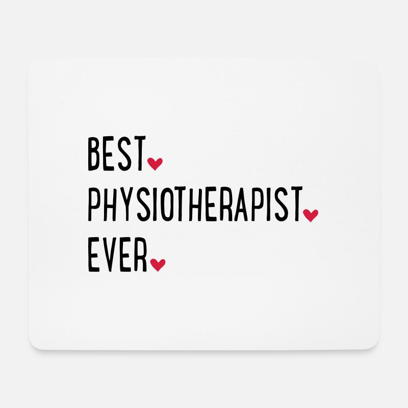 Physiotherapeut - Mousepad (Querformat) - Weiß