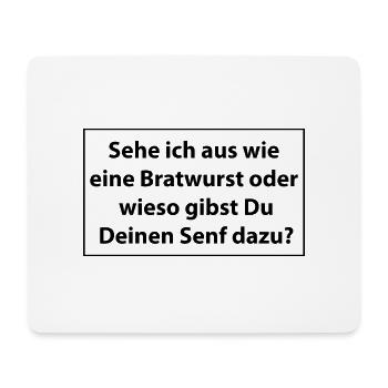Lustiger Spruch - Mousepad (Querformat) - Weiß - Vorne