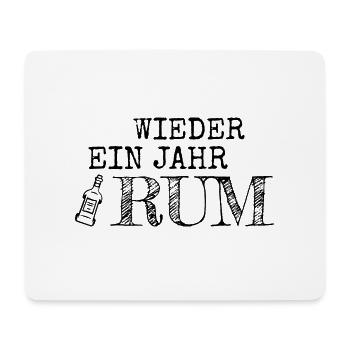 WIEDER EIN JAHR RUM - Mousepad (Querformat) - Weiß - Vorne