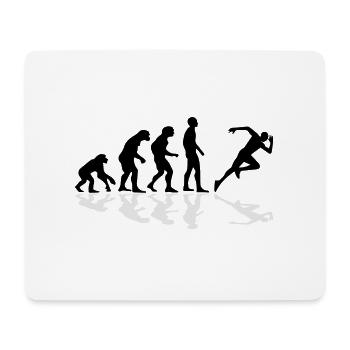 Triathlon Marathon Natation Bike Run - Tapis de souris (format paysage) - blanc - Devant