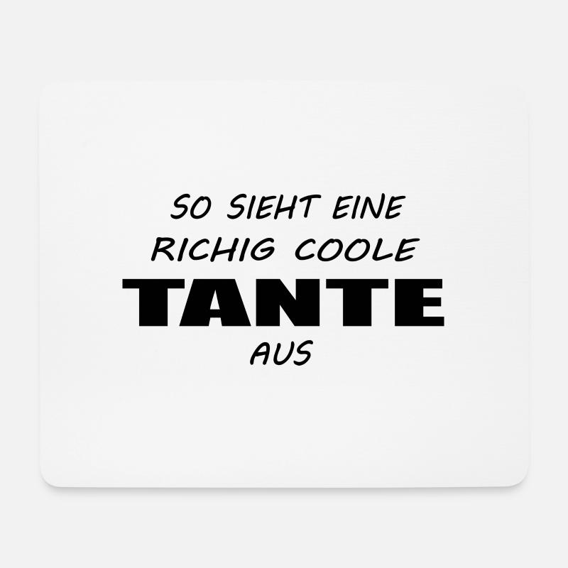 aunt - Mouse Pad (horizontal) - white