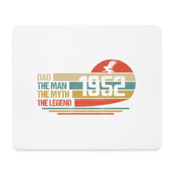 Bester Vater der Welt seit 1952 Vatertag - Mousepad (Querformat) - Weiß - Vorne