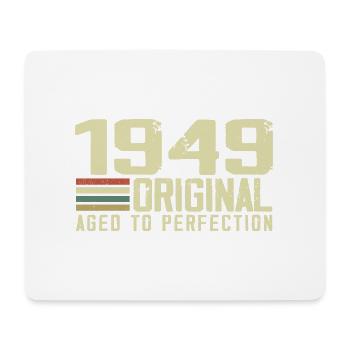 Born in 1949 - Vintage 1949 - 75th Anniversary Retro - Mouse Pad (horizontal) - white - Front