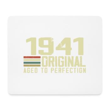 Jahrgang 1941 - Jahrgang 1941 - 83. Retro-Geburtstag - Mousepad (Querformat) - Weiß - Vorne