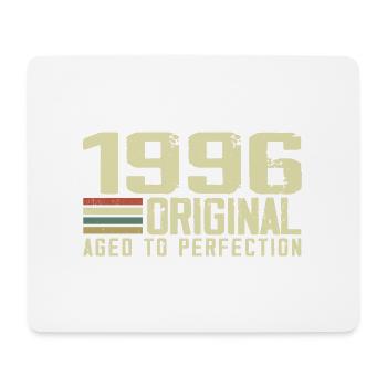 Born in 1996 - Vintage 1996 - 28th Retro Anniversary - Mouse Pad (horizontal) - white - Front