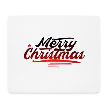 Merry Christmas - Mousepad (Querformat) - Weiß - Vorne