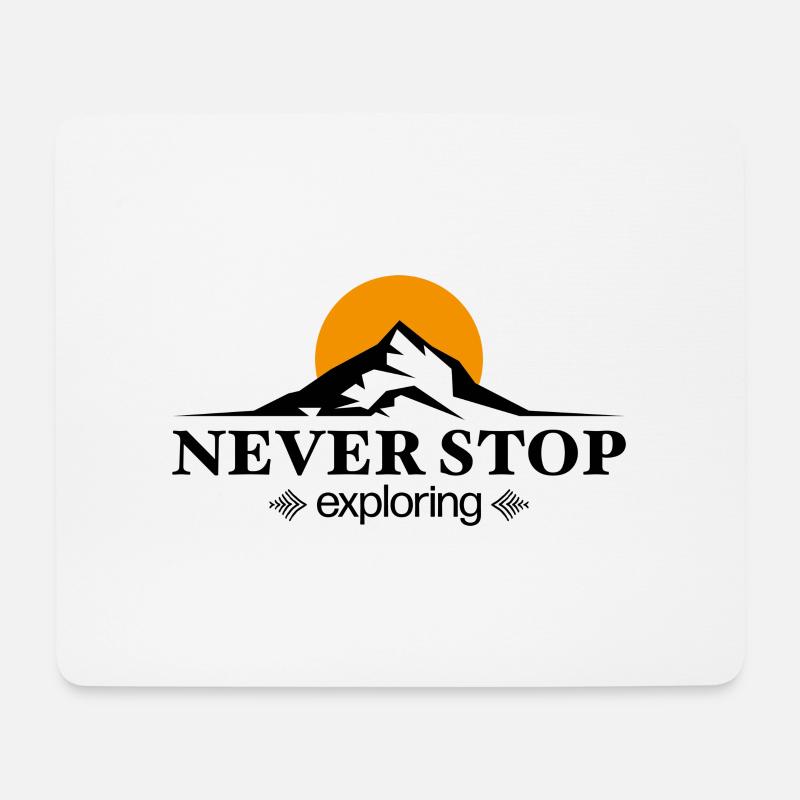 Geschenke für Abenteurer - Mousepad (Querformat) - Weiß