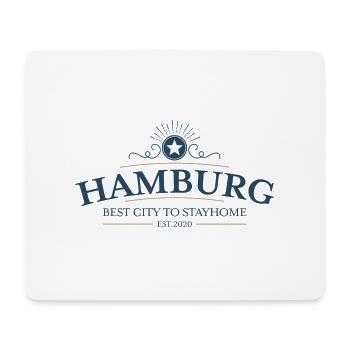 Hamburg - Mousepad (Querformat) - Weiß - Vorne