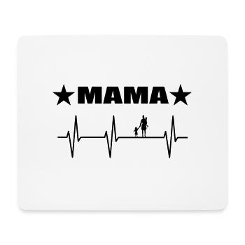Mama - Mousepad (Querformat) - Weiß - Vorne