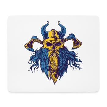 vikings swedish sweden flagg anniversaire cadeau - Tapis de souris (format paysage) - blanc - Devant