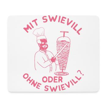 Döner Kebap Döner Chef Mann - Mousepad (Querformat) - Weiß - Vorne