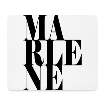 Marlene Surname First name Modern font Word Art - Mouse Pad (horizontal) - white - Front