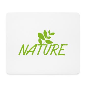 Nature - Tapis de souris (format paysage) - blanc - Devant