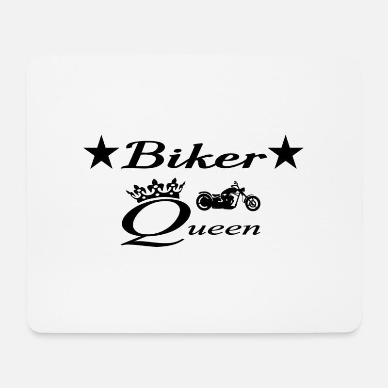Motorrad - Mousepad (Querformat) - Weiß