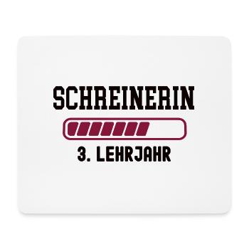 Apprenticeship carpenter 3rd year carpenter apprenticeship - Mouse Pad (horizontal) - white - Front