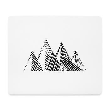 Montagne - (17) - Tapis de souris (format paysage) - blanc - Devant