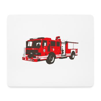 Fire Truck Firefighter Gift - Mouse Pad (horizontal) - white - Front