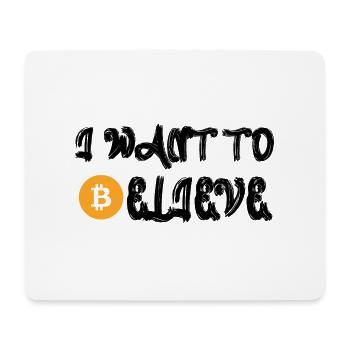 Bitcoin Trading Crypto Aktien - Mousepad (Querformat) - Weiß - Vorne