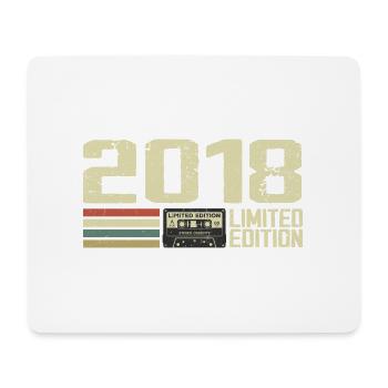 Jahrgang 2018 - Jahrgang 2018 - 6. Retro-Jubiläum - Mousepad (Querformat) - Weiß - Vorne