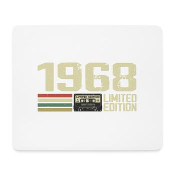 Né en 1968 - Vintage 1968 - 56e Anniversaire Rétro - Tapis de souris (format paysage) - blanc - Devant