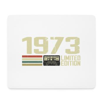 Jahrgang 1973 - Jahrgang 1973 - 51. Retro-Jubiläum - Mousepad (Querformat) - Weiß - Vorne