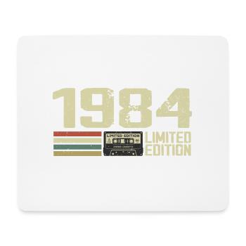 Né en 1984 - Vintage 1984 - 40e Anniversaire Rétro - Tapis de souris (format paysage) - blanc - Devant