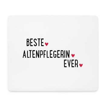 BESTE ALTENPFLEGERIN EVER - Mousepad (Querformat) - Weiß - Vorne