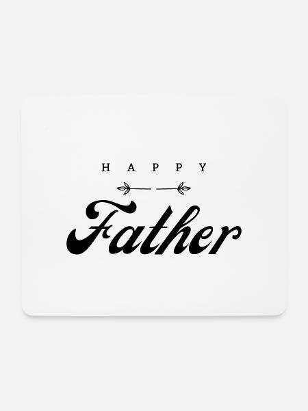 Happy father - Mouse Pad (horizontal) - white