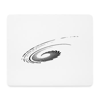 Geometrische Planenten Parabeln Ellipsen Linien - Mousepad (Querformat) - Weiß - Vorne